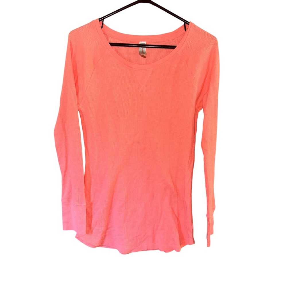 🌞 No Boundaries Orange Long Sleeve Fitted Tee